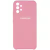 Чехол Silicone Cover Full Camera (AAA) для Samsung Galaxy A52 4G / A52 5G Розовый / Light pink