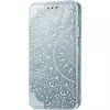 Кожаный чехол книжка GETMAN Mandala (PU) для Samsung Galaxy A52 4G / A52 5G Серый