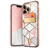 Чехол бампер для iPhone 13 Pro Max i-Blason Cosmo Snap Marble Pink (Мрамор Розовый) 843439114470