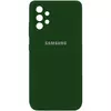 Чехол Silicone Cover My Color Full Camera (A) для Samsung Galaxy A52 4G / A52 5G Зеленый / Dark green