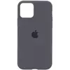 Уценка Чехол Silicone Case Full Protective (AA) для Apple iPhone 12 Pro Max (6.7"") Эстетический дефект / Серый / Dark Grey