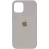Чехол Silicone Case Full Protective (AA) для Apple iPhone 12 Pro / 12 (6.1"") Серый / Stone