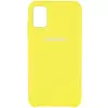 Чехол Silicone Cover (AAA) для Samsung Galaxy M51 Желтый / Bright Yellow