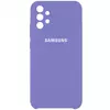 Чехол Silicone Cover Full Camera (AAA) для Samsung Galaxy A32 4G Сиреневый / Elegant Purple