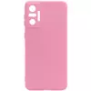 Чехол Silicone Cover Full Camera without Logo (A) для Xiaomi Redmi Note 10 Pro / 10 Pro Max Розовый / Pink