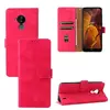 Чехол книжка для Nokia C30 Anomaly Leather Book Red-Pink (Красно-Розовый)