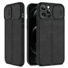 Чехол бампер для Xiaomi Mi 11 Lite / 11 Lite 5G NE Anomaly Leather Fit Pro (Шторка На Камеру) Black (Черный)