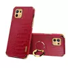 Чехол бампер для Xiaomi Mi 11 Lite / 11 Lite 5G NE Anomaly X-Case Ring Holder Red (Красный)