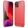 Чехол бампер для iPhone 13 iPaky Carbon Fiber Red (Красный)