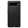 Чехол бампер для Google Pixel 6 Spigen Liquid Air Matte Black (Матовый Черный) ACS03436