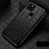 Кожаный чехол бампер для Motorola Moto G60 Anomaly Crocodile Style Black (Черный) 
