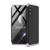 Чехол бампер для Samsung Galaxy S21 FE GKK Dual Armor Black/Silvery (Черный/Серебристый)