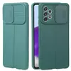 Чехол бампер для Xiaomi Redmi Note 11 4G Anomaly Leather Fit Pro (шторка на камеру) Green (Зеленый) 