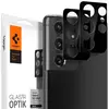 Защитное стекло на камеру для Samsung Galaxy S21 Ultra Spigen Optik Lens Protector 2 Pack Black (Черный) AGL02733