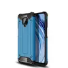 Противоударный чехол бампер для Xiaomi Redmi Note 10 Lite Anomaly Rugged Hybrid Blue (Синий) 