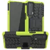 Противоударный чехол бампер для Motorola Edge 20 Pro Nevellya Case (встроенная подставка) Green (Зеленый) 
