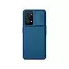 Противоударный чехол бампер для Realme GT2 Nillkin CamShield (шторка на камеру) Blue (Синий) 