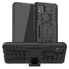 Чехол бампер для Realme C21Y / Realme C25Y Nevellya Case (встроенная подставка) Black (Черный)