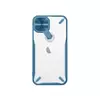 Противоударный чехол бампер для iPhone 14 Plus Nillkin Cyclops (шторка на камеру) Blue (Синий)