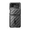Прочный чехол с зажимом для ремня Supcase Unicorn Beetle PRO для Samsung Galaxy Flip 4 Black (Черный)