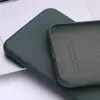 Чехол бампер для Xiaomi Redmi Note 11T Pro / Note 11T Pro Plus Anomaly Silicone (с микрофиброй) Dark Green (Темно Зеленый)