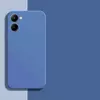 Чехол бампер для Vivo Y02s Anomaly Silicone (с микрофиброй)Blue (Синий)