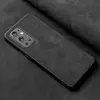 Премиальный чехол бампер для OnePlus Nord 2 Anomaly Alcantara Black (Черный) 