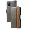 Чехол книжка для Samsung Galaxy A12 / Galaxy M12 / Galaxy A12 Nacho Anomaly Business Wallet Grey (Серый)