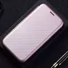 Чехол книжка для Vivo X90 Pro Plus Anomaly Carbon Book Rose Gold (Розовое Золото)