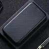 Чехол книжка для Vivo X90 Anomaly Carbon Book Black (Черный)