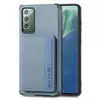 Чехол бампер для Motorola Edge 20 Pro Anomaly Card Holder Blue (Синий)
