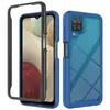 Противоударный чехол бампер для Samsung Galaxy A22 5G Anomaly Hybrid 360 Black / Blue (Черный / Синий)