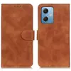 Чехол книжка для Xiaomi Redmi Note 12 Anomaly Leather Book Brown (Коричневый)
