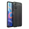 Чохол бампер для Xiaomi Poco M4 Pro Anomaly Leather Fit Black (Чорний)