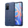 Противоударный чехол бампер для Xiaomi Poco M4 Pro Anomaly Rugged Shield Blue (Синий)