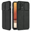 Протиударний чохол бампер для Samsung Galaxy A72 Anomaly Leather Fit Pro (шторка на камеру) Black (Чорний)