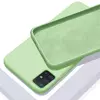 Чехол бампер для Infinix Hot 10 Anomaly Silicone (с микрофиброй) Light Green (Светло Зеленый)
