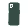Чехол бампер для Realme C35 Anomaly Silicone (с микрофиброй) Dark Green (Темно Зеленый)