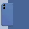 Чохол бампер для Vivo Y02s Anomaly Silicone (з мікрофіброю) Blue (Синій)