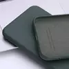Чехол бампер для OnePlus 9 (IN/CN) Anomaly Silicone (с микрофиброй) Dark Green (Темно Зеленый) 