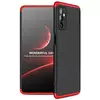Ультратонкий чехол бампер для Samsung Galaxy M23 GKK Dual Armor Black / Red (Черный / Красный) 