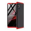 Ультратонкий чехол бампер для Xiaomi Redmi Note 12 Pro 5G GKK Dual Armor Black / Red (Черный / Красный) 