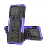Противоударный чехол бампер для Xiaomi Poco C40 / Redmi 10C Nevellya Case (встроенная подставка) Purple (Пурпурный)