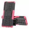 Противоударный чехол бампер для Sony Xperia Pro-I Nevellya Case (встроенная подставка) Pink (Розовый) 