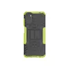 Протиударний чохол бампер для Motorola Moto E32 / G22 Nevellya Case (вбудована підставка) Green (Зелений)
