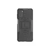 Противоударный чехол бампер для Motorola Moto E32 / G22 Nevellya Case (встроенная подставка) Black (Черный)