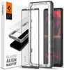 Защитное стекло Spigen ALM GLASS FC (с трафаретом для поклейки) для Sony Xperia 5 III Black (Черный) AGL03406