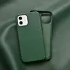 Чехол бампер для iPhone 13 WiWU Calfskin Leather Case Green (Зеленый)