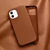 Чохол бампер для iPhone 13 Pro WiWU Calfskin Leather Case Brown (Коричневий)