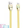 Кабель для зарядки и передачи данных Hoco U14 Steel Man USB Micro USB Gold (Золото) Кабель для зарядки и передачи данных Hoco U14 Steel Man USB Micro USB Gold (Золото)